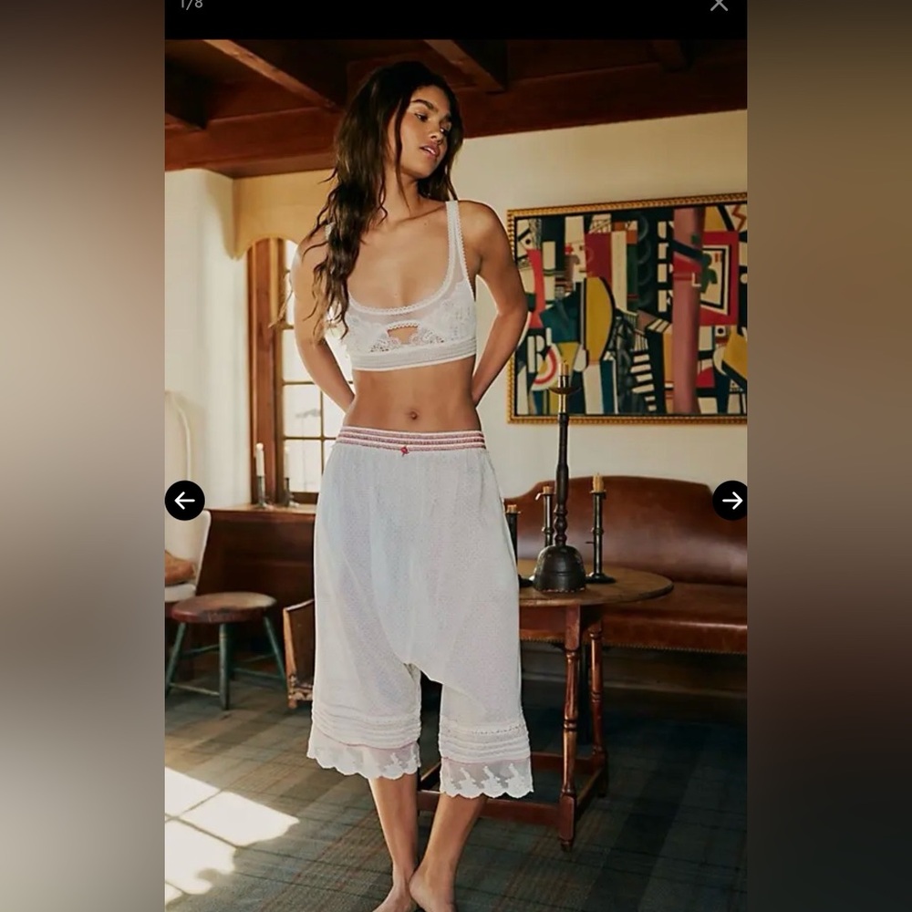 NWT! Free People Endless Afternoon Bloomers in Cream size XS - Picture 2 of 12